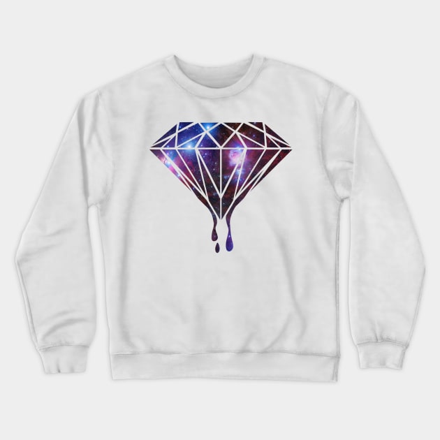 Galaxy Diamond Crewneck Sweatshirt by CheesyB